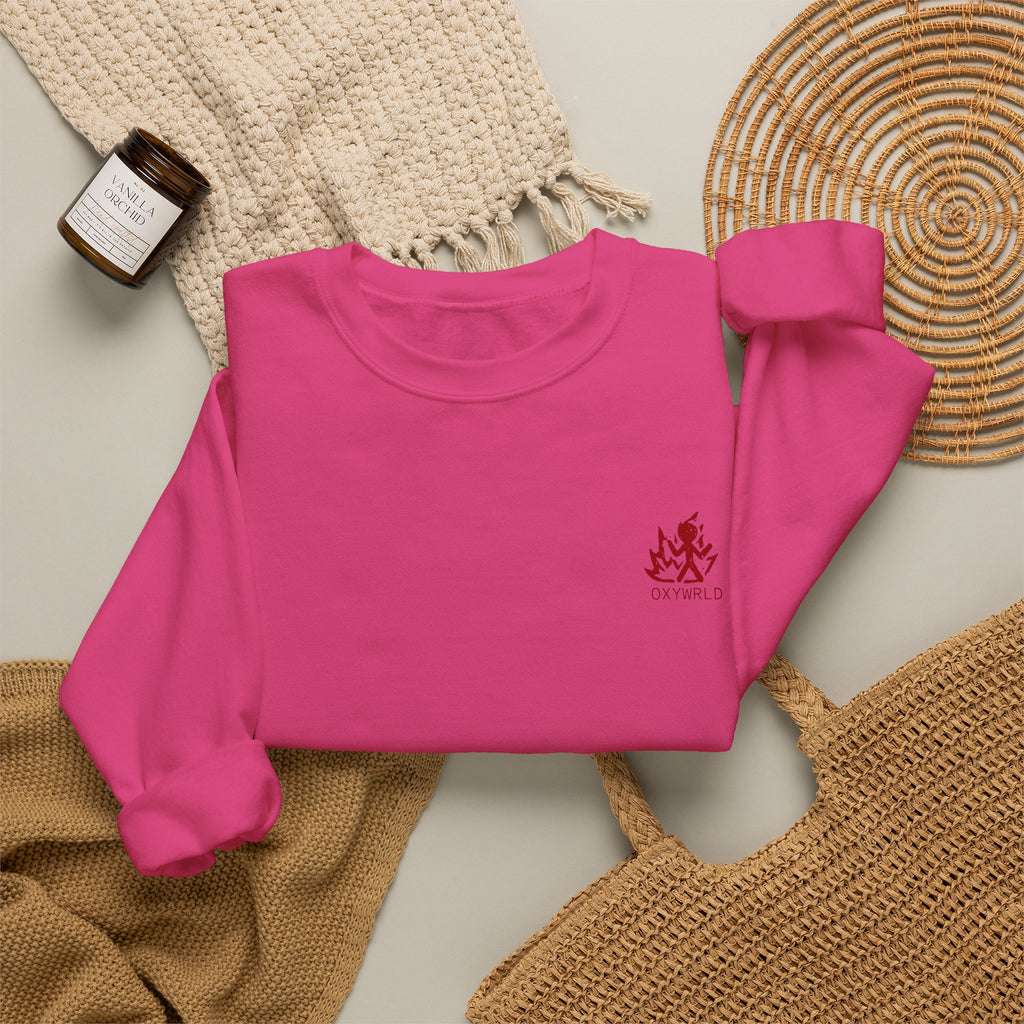 OXYWORLD Embroidered Crewneck Sweatshirt