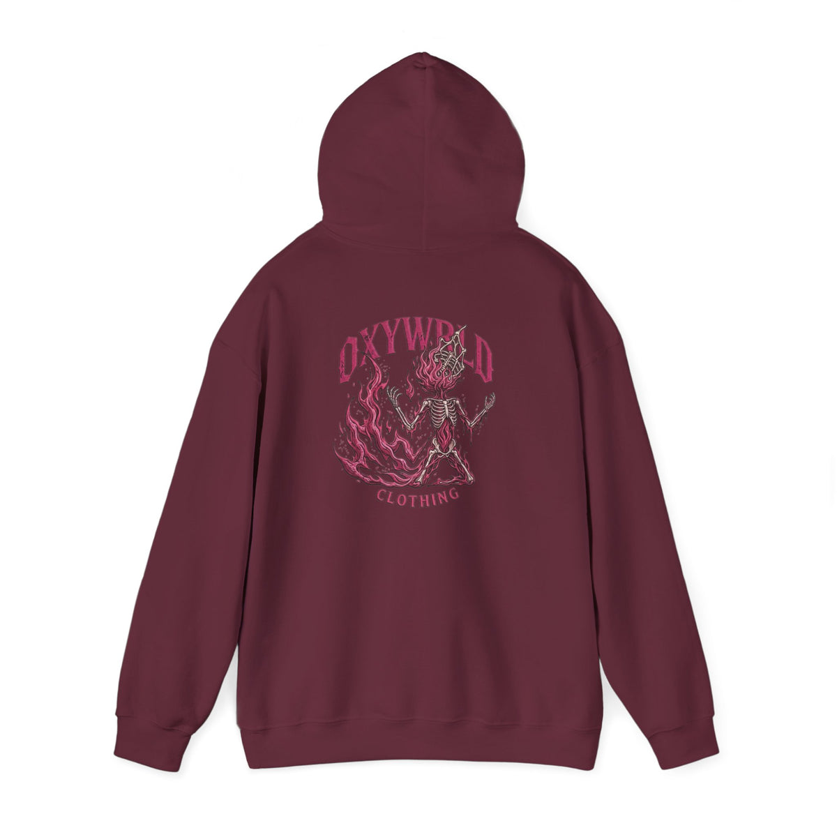 Hoodie — Small Black Brushstroke Logo Chest Sweatshirt