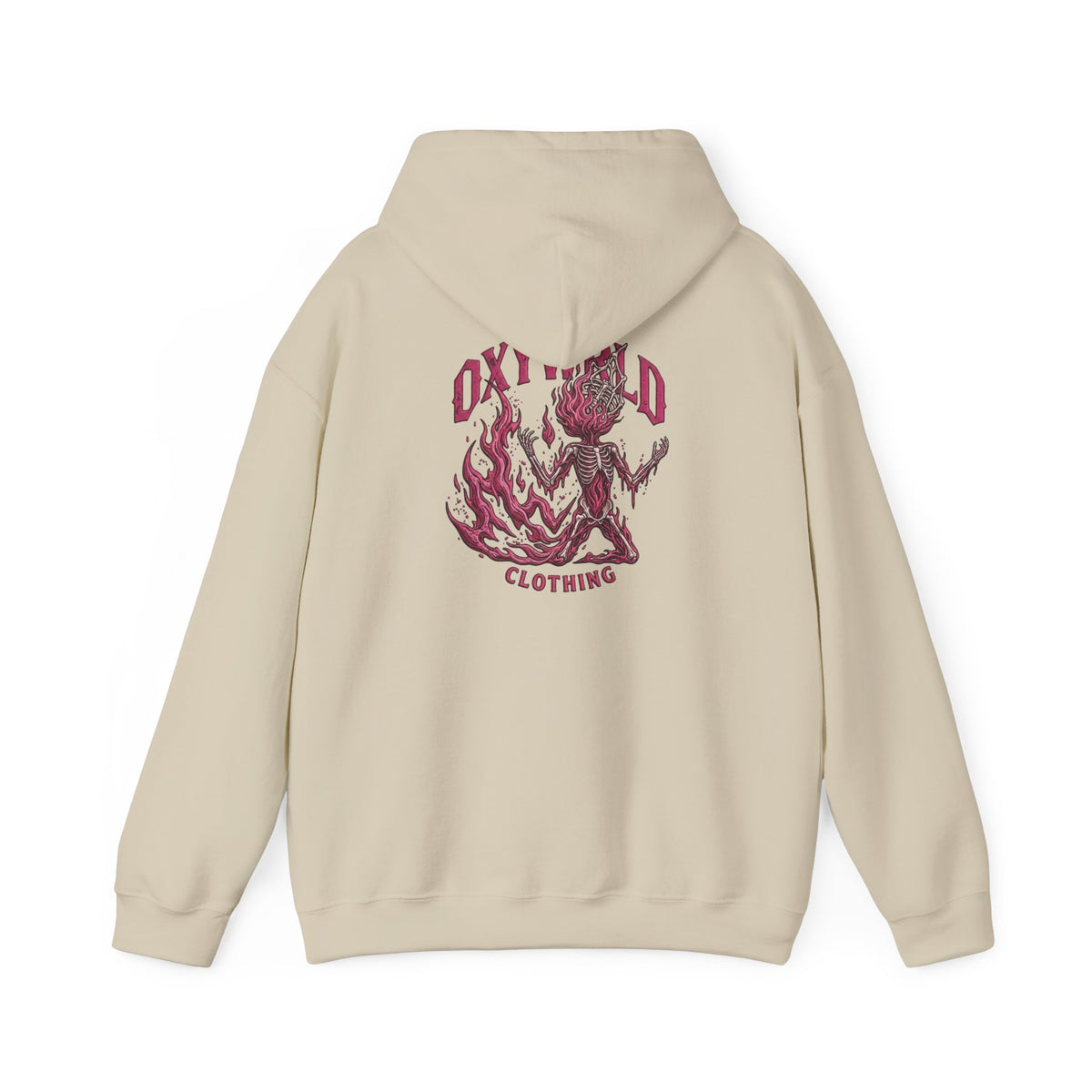 Hoodie — Small Black Brushstroke Logo Chest Sweatshirt
