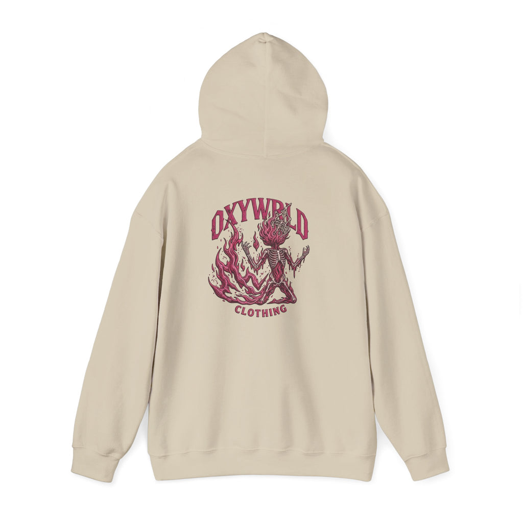 Hoodie — Small Black Brushstroke Logo Chest Sweatshirt