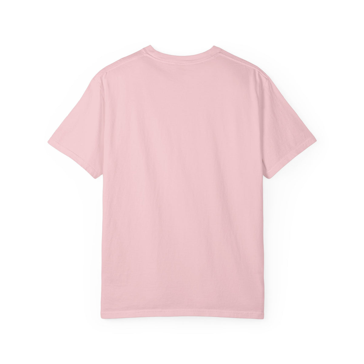Minimal UFO Embroidered Tee — Small Alien Saucer Chest Patch