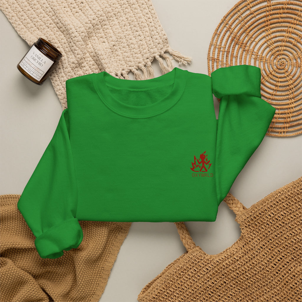 OXYWORLD Embroidered Crewneck Sweatshirt