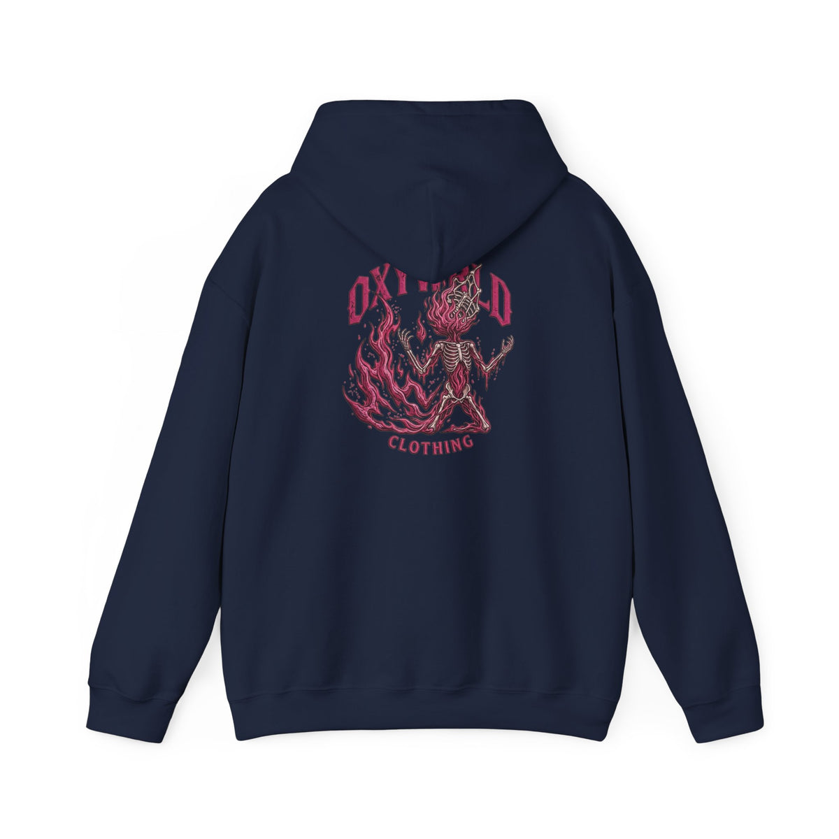 Hoodie — Small Black Brushstroke Logo Chest Sweatshirt