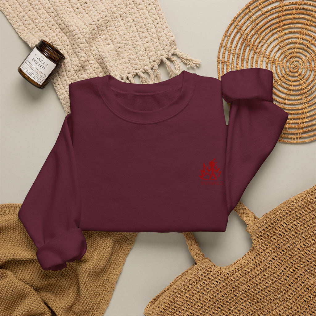 OXYWORLD Embroidered Crewneck Sweatshirt