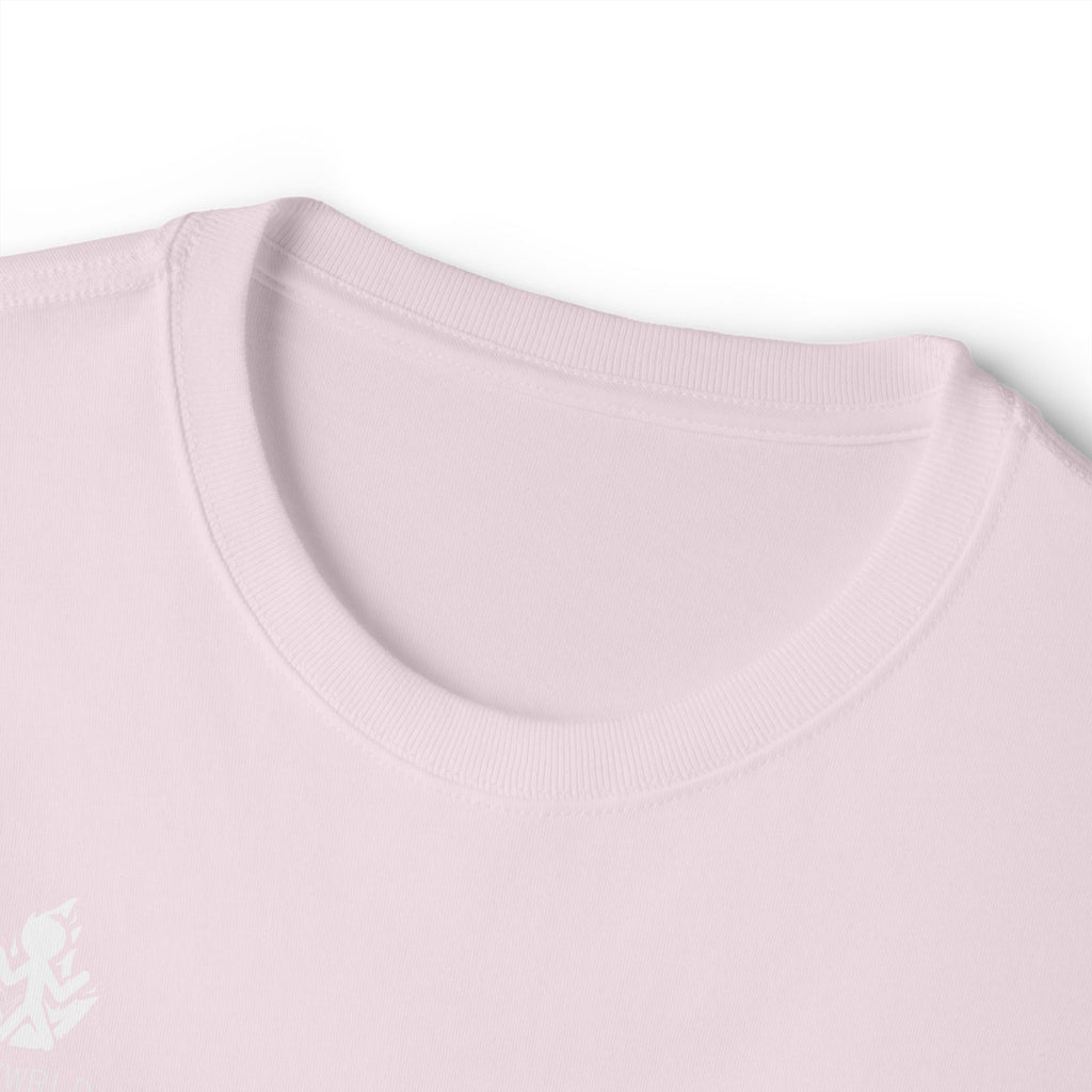Pink Minimalist Floral Oversized Boxy T-Shirt