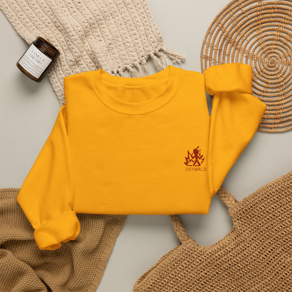 OXYWORLD Embroidered Crewneck Sweatshirt