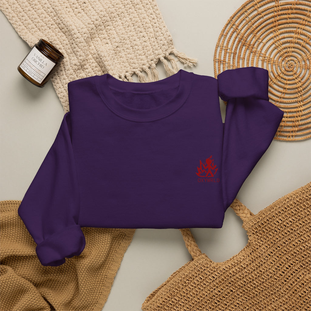 OXYWORLD Embroidered Crewneck Sweatshirt