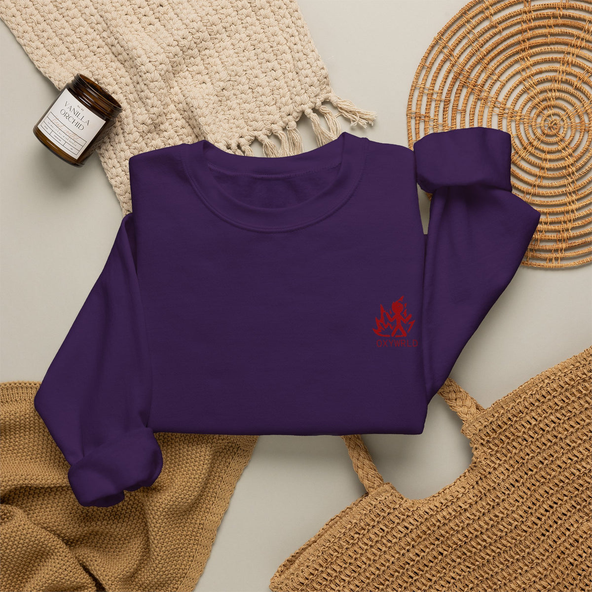 OXYWORLD Embroidered Crewneck Sweatshirt