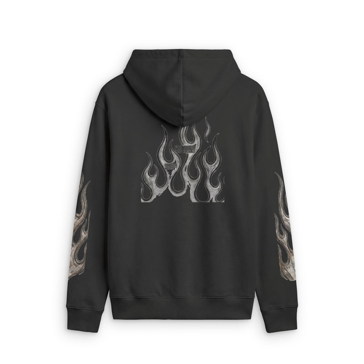 Flame Graphic Zip Hoodie