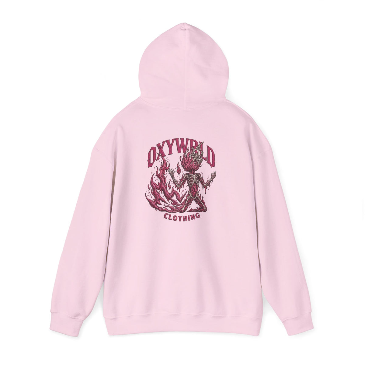 Hoodie — Small Black Brushstroke Logo Chest Sweatshirt