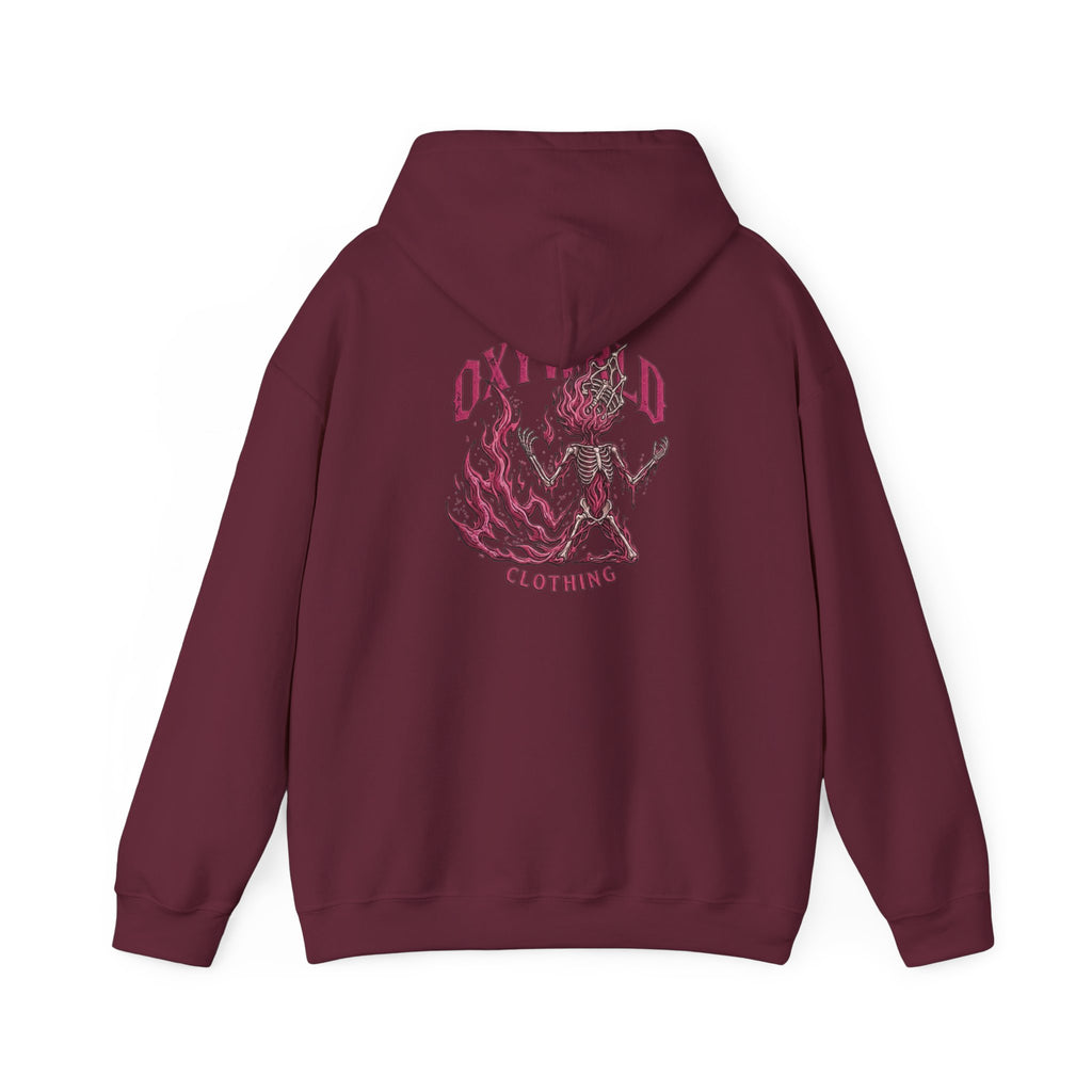 Hoodie — Small Black Brushstroke Logo Chest Sweatshirt