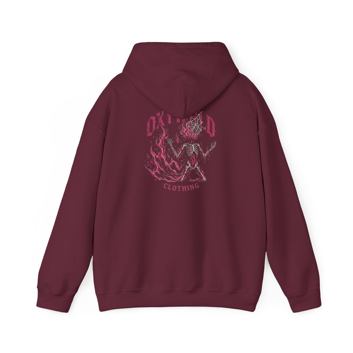 Hoodie — Small Black Brushstroke Logo Chest Sweatshirt